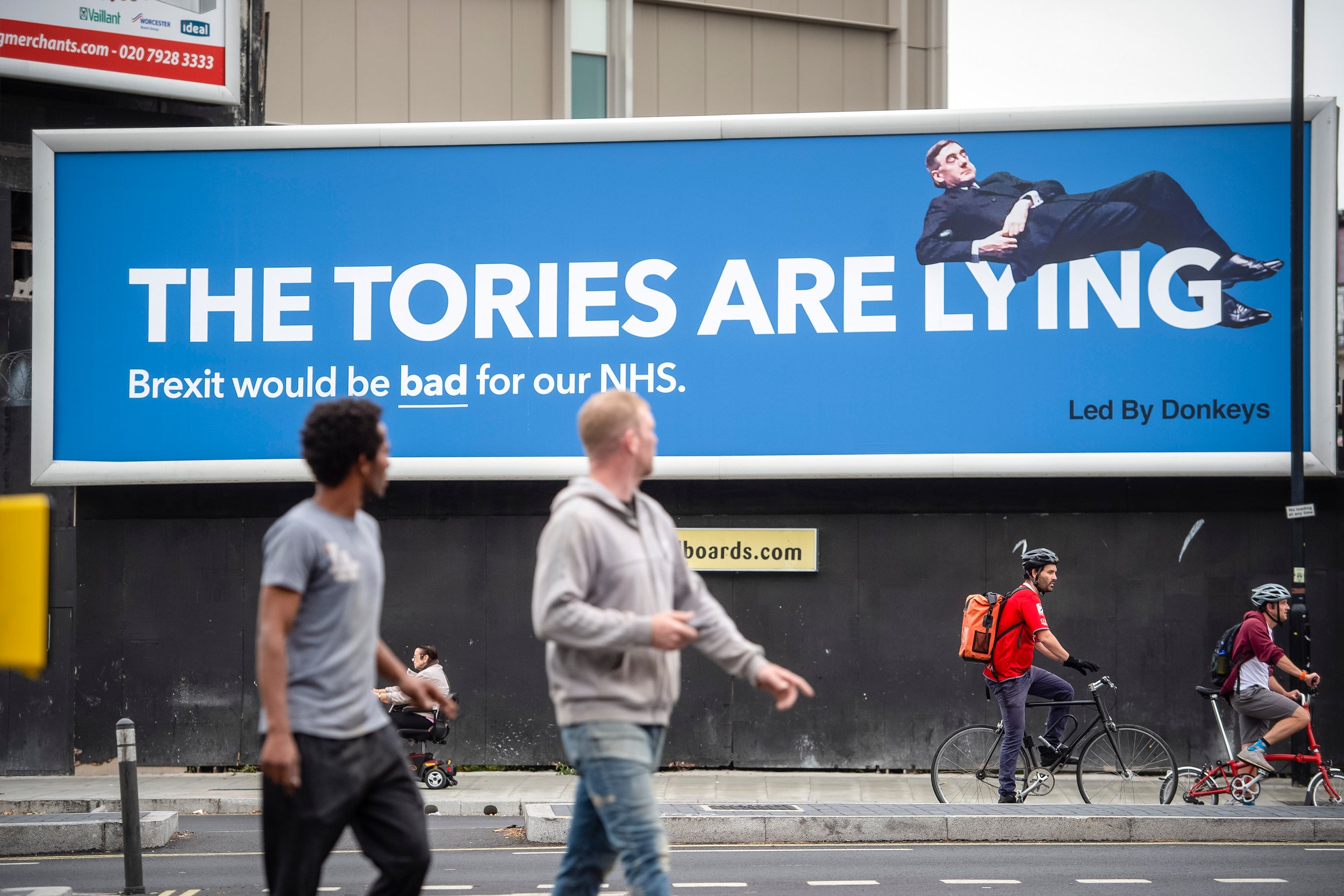 Own a section of ‘The Tories Are Lying’ billboard with this limited edition
