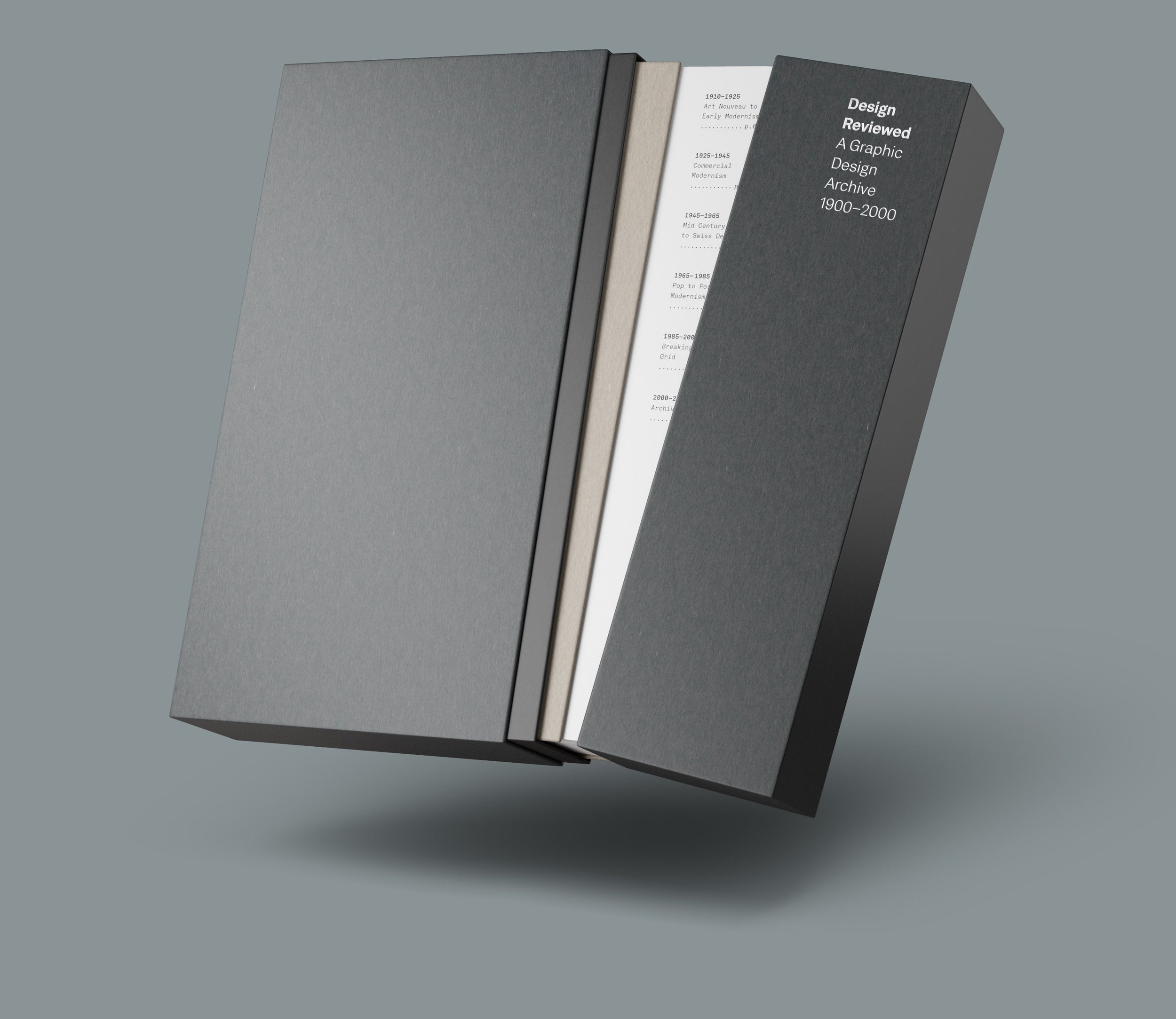 ↑ Our Collector’s Edition features a neck and shoulder slipcase and a cut-back front case board